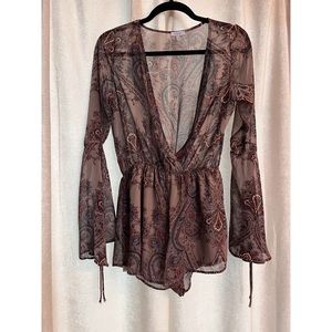 Paisley Romper